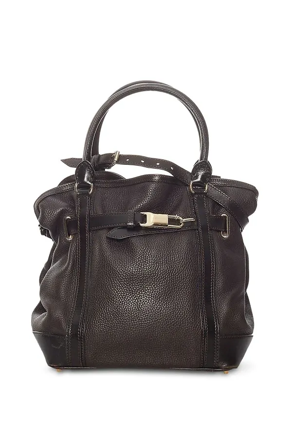 Burberry Pre-Owned väska med hänglås - Svart