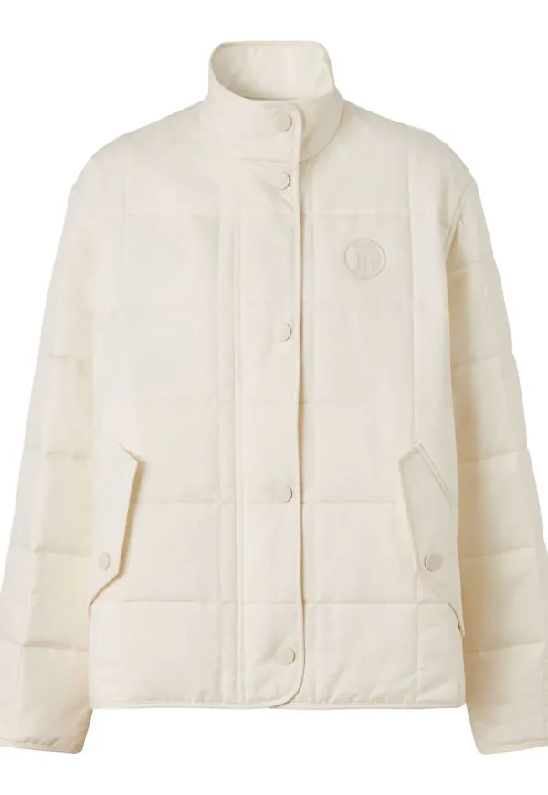 Burberry puffjacka med monogram - Neutral