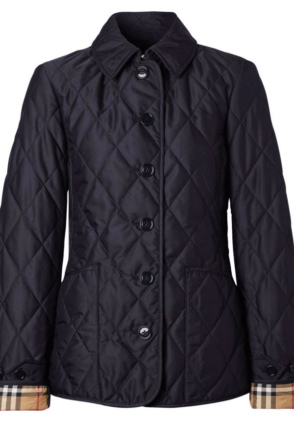 Burberry quiltad jacka - Blå