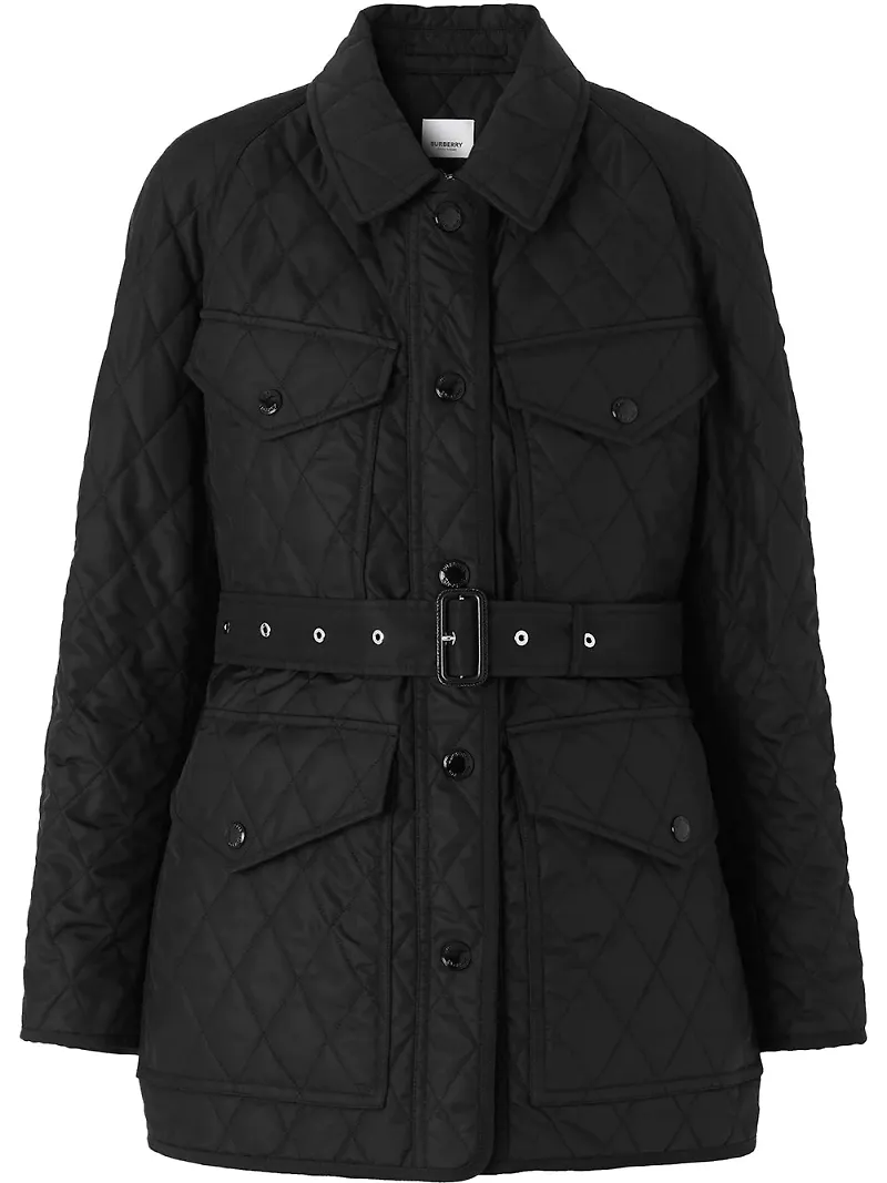 Burberry quiltad jacka - Svart
