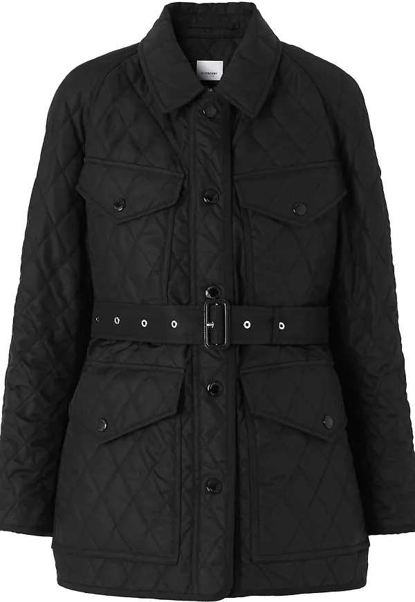 Burberry quiltad jacka - Svart