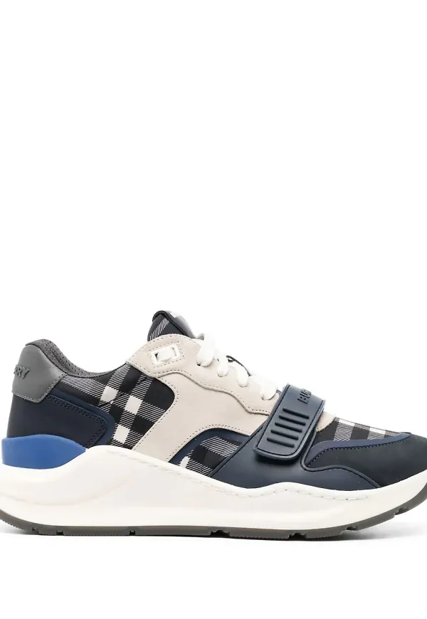 Burberry Ramsey låga sneakers - Blå