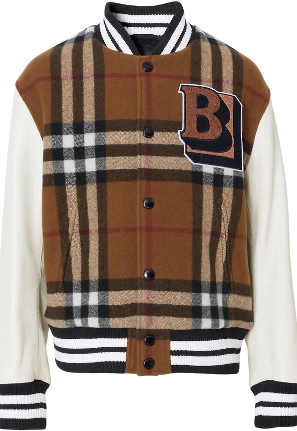Burberry rutig bomberjacka - Brun