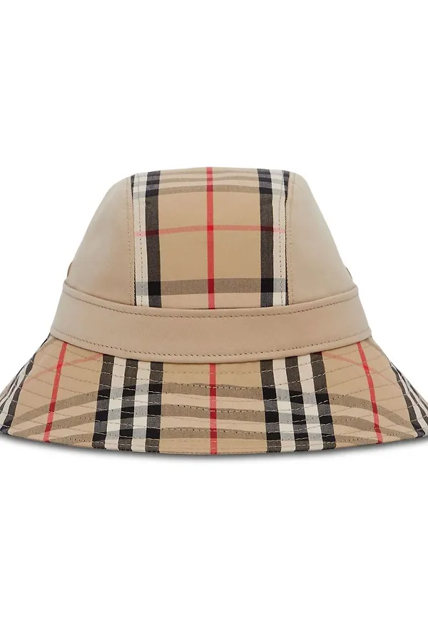 Burberry rutig fiskehatt - Neutral