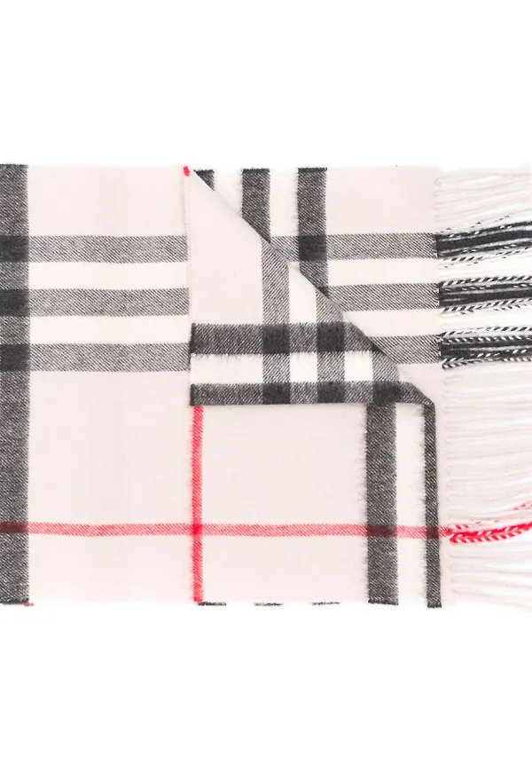 Burberry rutig halsduk - Grå