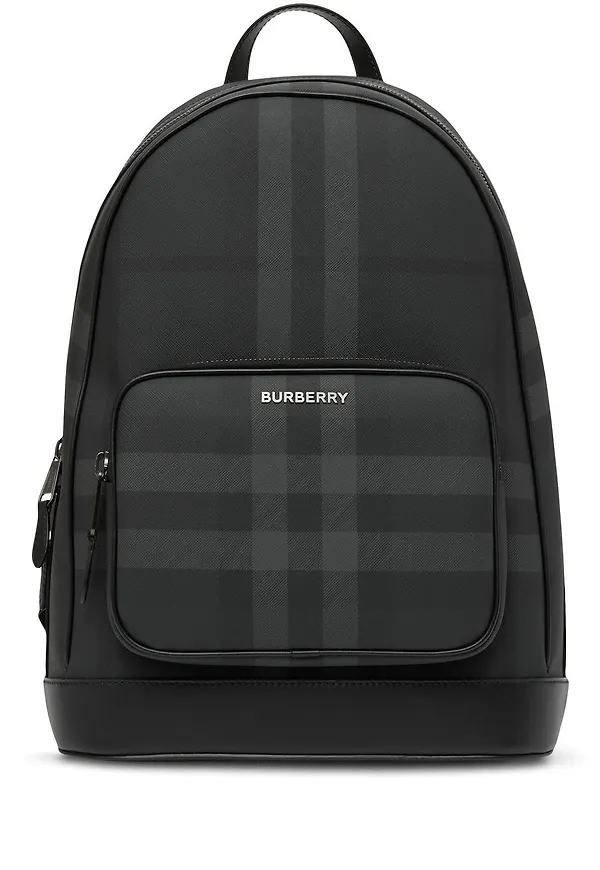 Burberry rutig liten ryggsäck - Grå