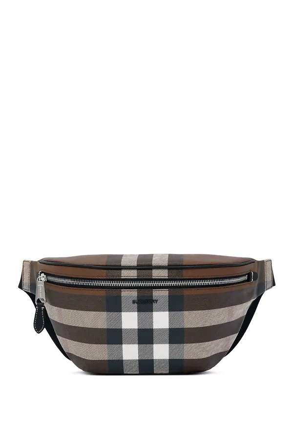 Burberry rutig midjeväska - Brun