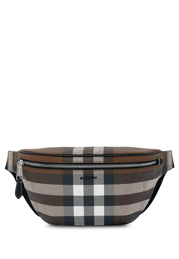 Burberry rutig midjeväska - Brun