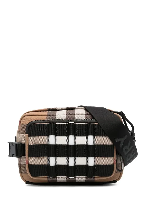Burberry rutig midjeväska - Brun