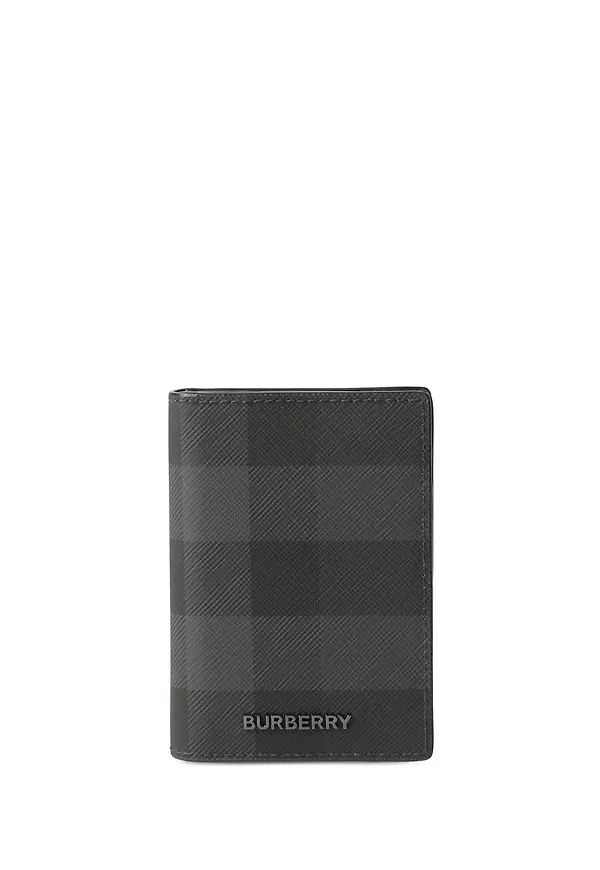 Burberry rutig plånbok - Grå