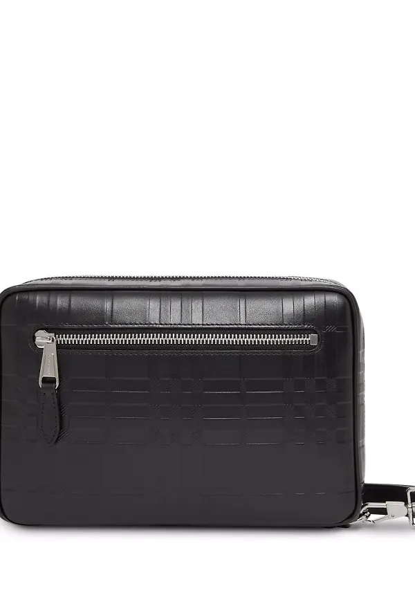 Burberry rutig pouch - Svart