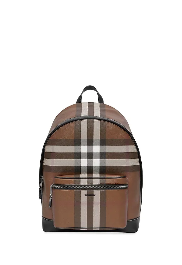 Burberry rutig ryggsäck - Brun