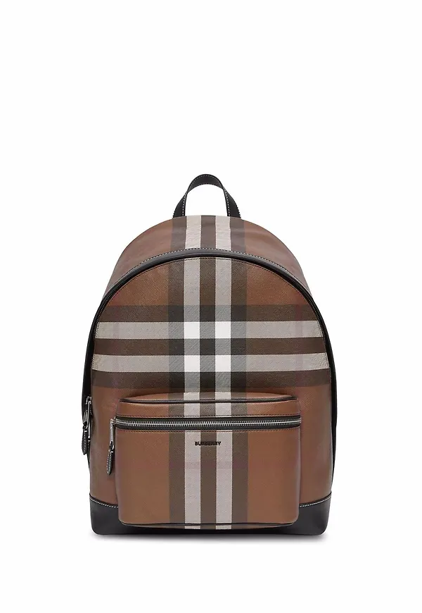 Burberry rutig ryggsäck - Brun
