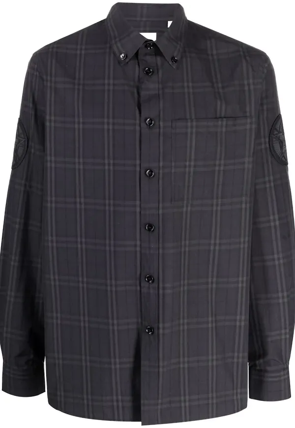 Burberry rutig skjorta - Grå