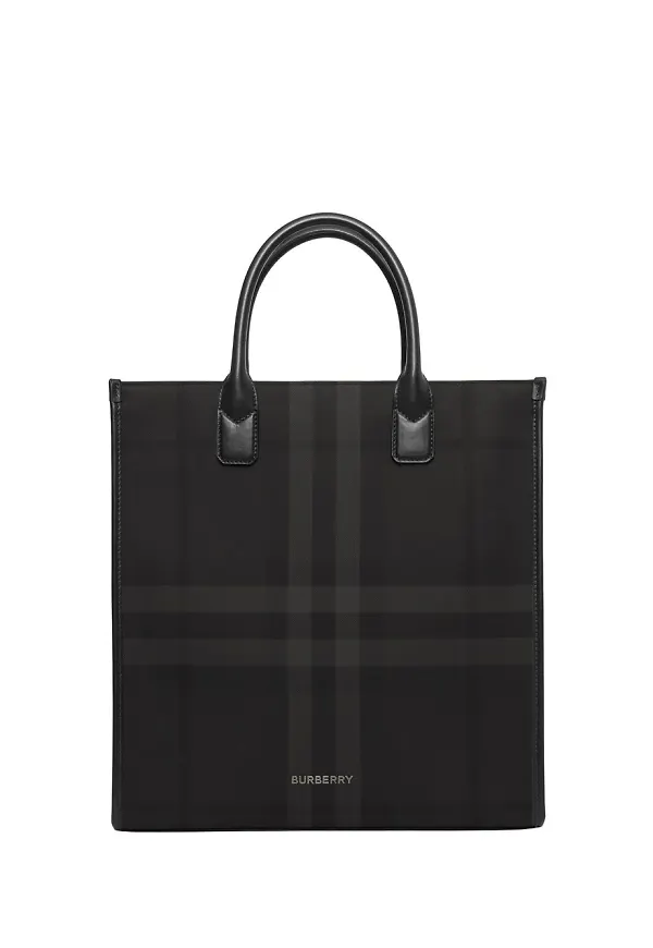 Burberry rutig totebag - Svart