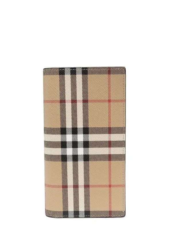 Burberry rutig vertikal plånbok - Neutral