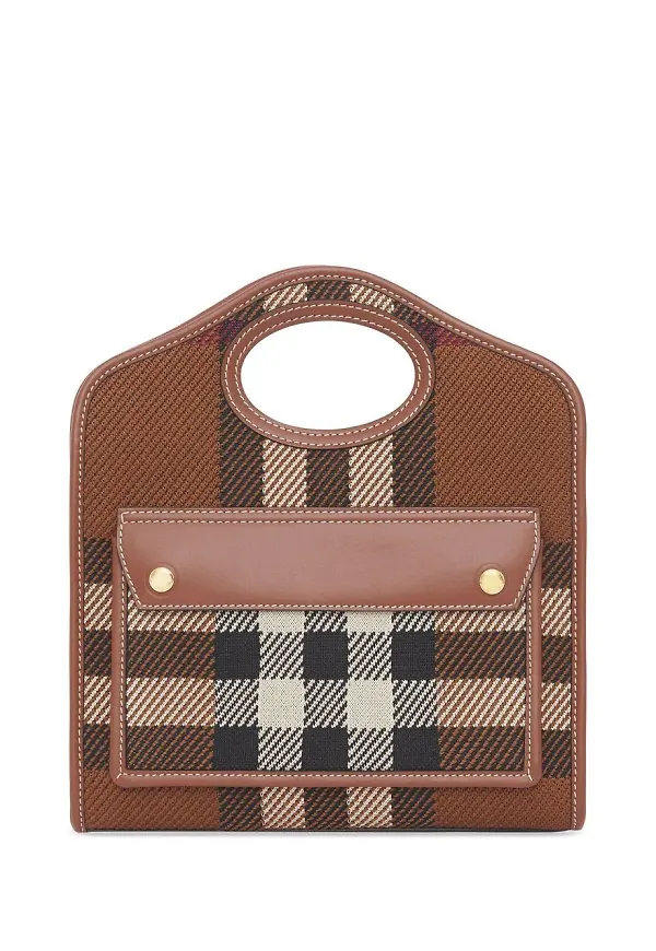 Burberry rutig väska - Brun