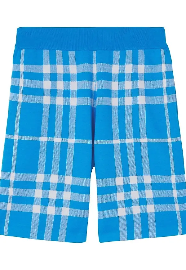 Burberry rutiga bermudashorts - Blå