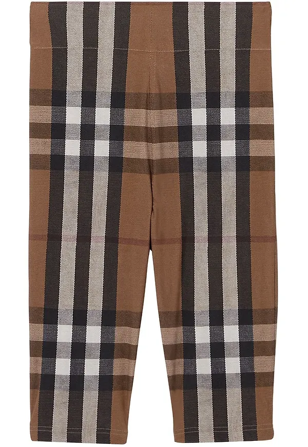Burberry rutiga cykelbyxor - Brun