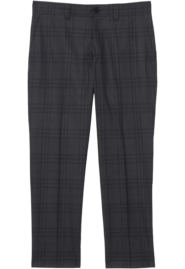 Burberry rutiga finbyxor - Svart