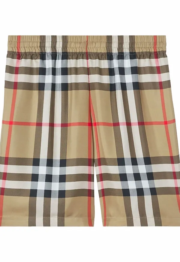 Burberry rutiga shorts - Brun