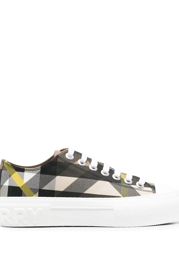 Burberry rutiga sneakers - Brun