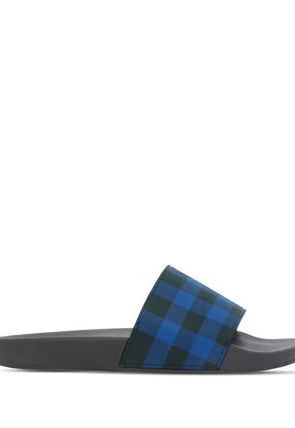 Burberry rutiga tofflor - Blå