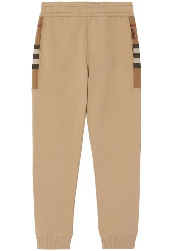 Burberry rutiga träningsbyxor - Neutral