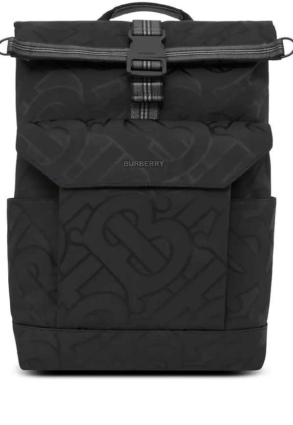 Burberry ryggsäck med monogram - Svart