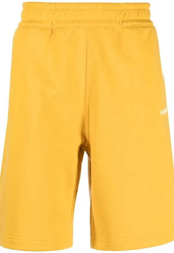 Burberry shorts med logotyp - Gul