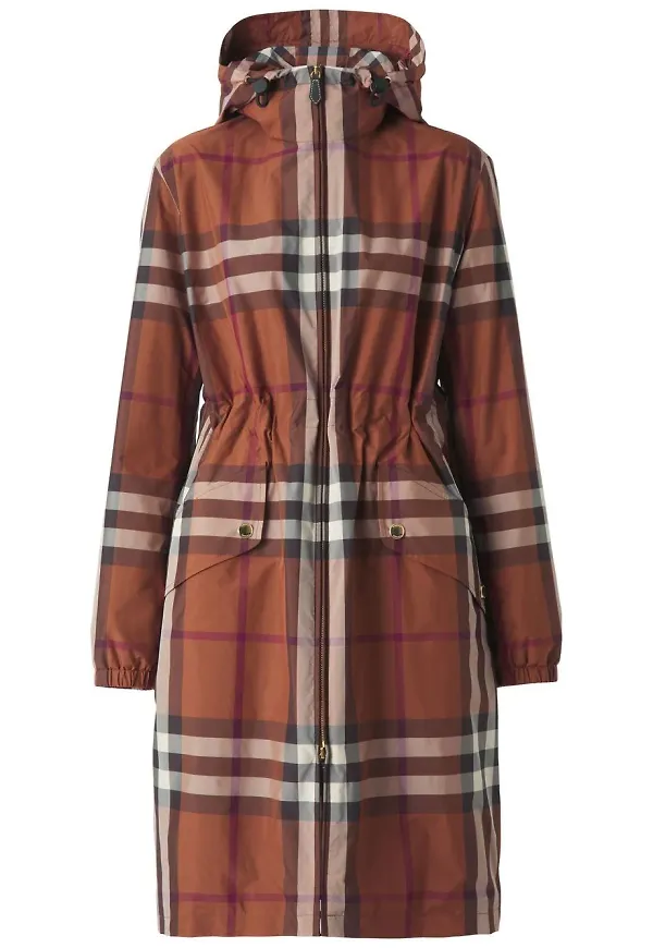 Burberry Signature Check parkas - Brun