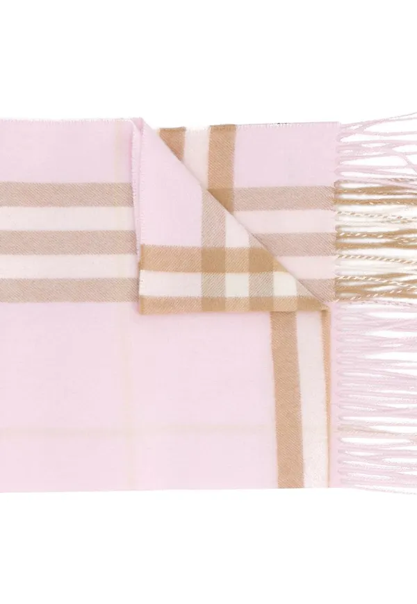 Burberry sjal i kashmir - Rosa