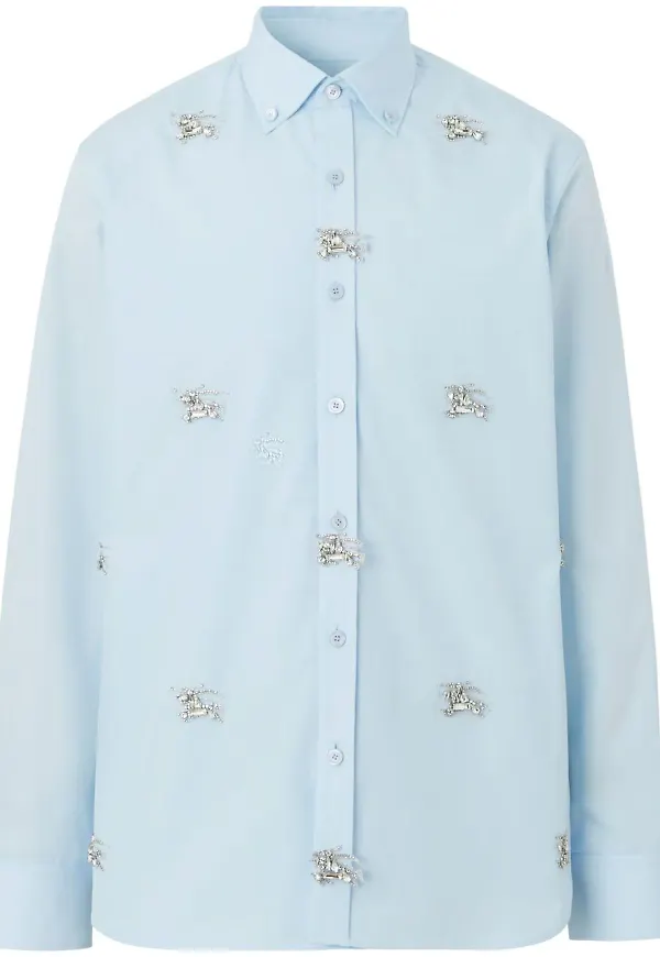 Burberry skjorta med strass - Blå