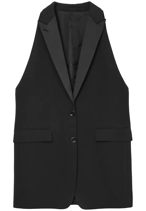 Burberry skräddad blazerväst - Svart