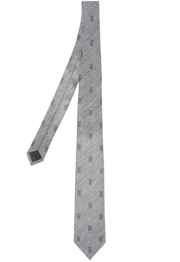 Burberry slips med monogram - Grå