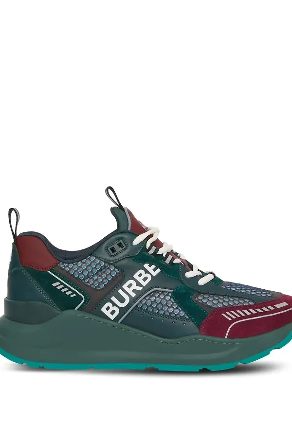 Burberry sneakers med meshpanel - Grön