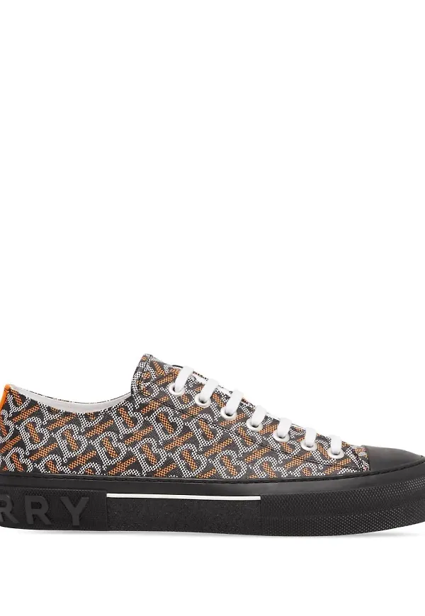 Burberry sneakers med monogram - Svart