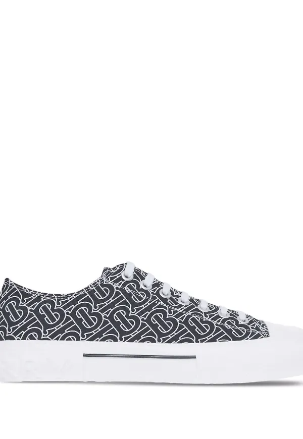 Burberry sneakers med monogram - Svart