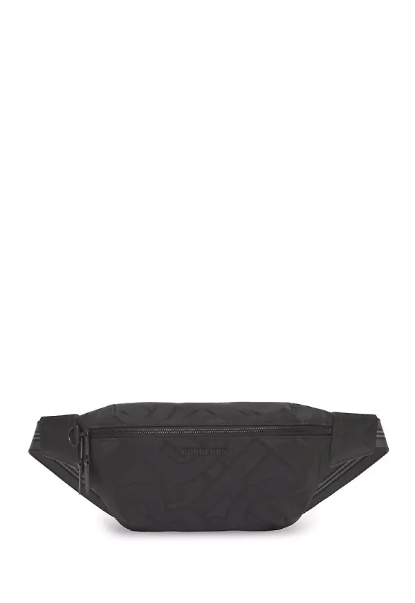 Burberry Sonny midjeväska med monogram - Svart