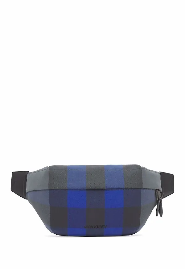 Burberry Sonny rutig midjeväska - Blå