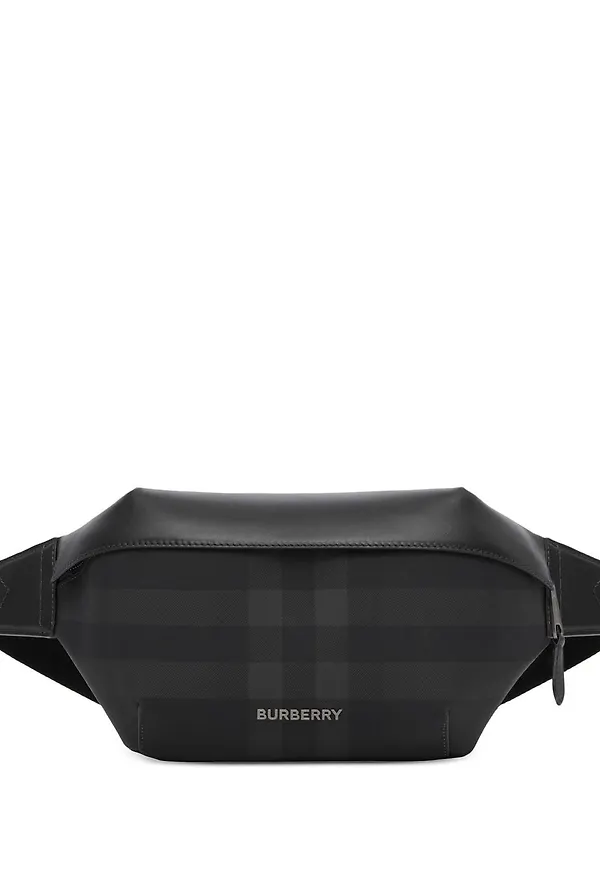 Burberry Sonny rutig midjeväska - Svart
