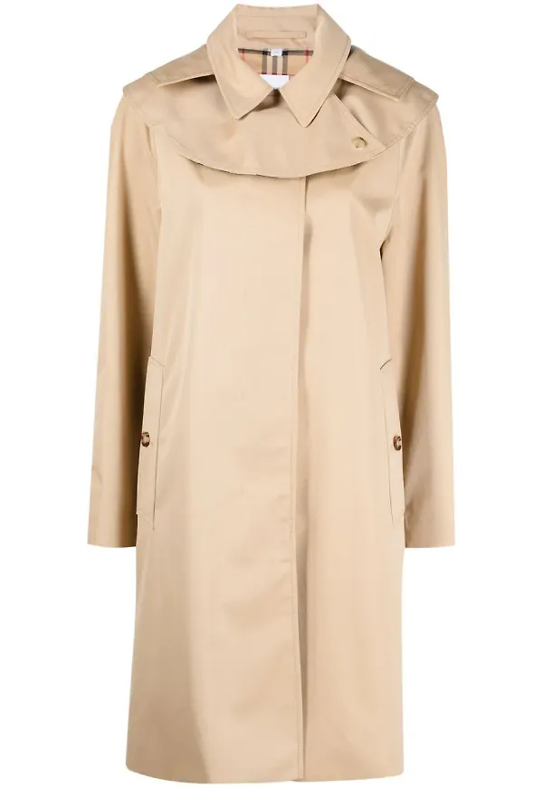 Burberry Stansted trenchcoat med huva - Neutral