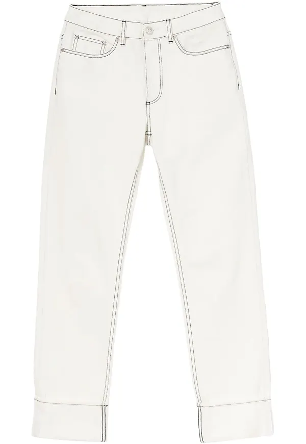 Burberry straight-jeans - Vit