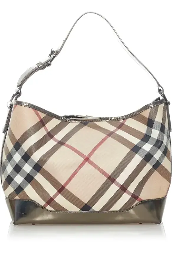 Burberry Supernova Check Tote Bag