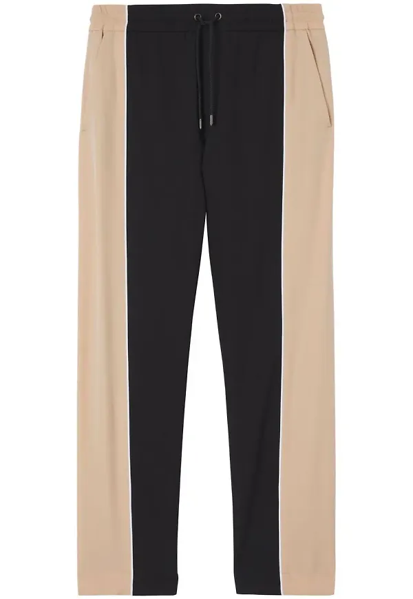 Burberry sweatpants med kontrastrand - Svart