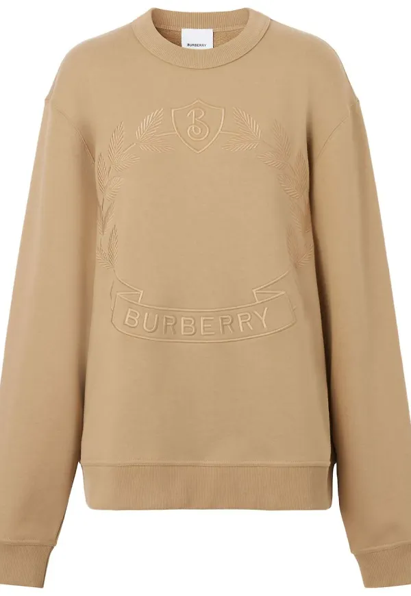 Burberry t-shirt med brodyr - Neutral