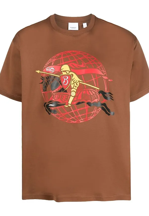 Burberry t-shirt med grafiskt tryck - Brun