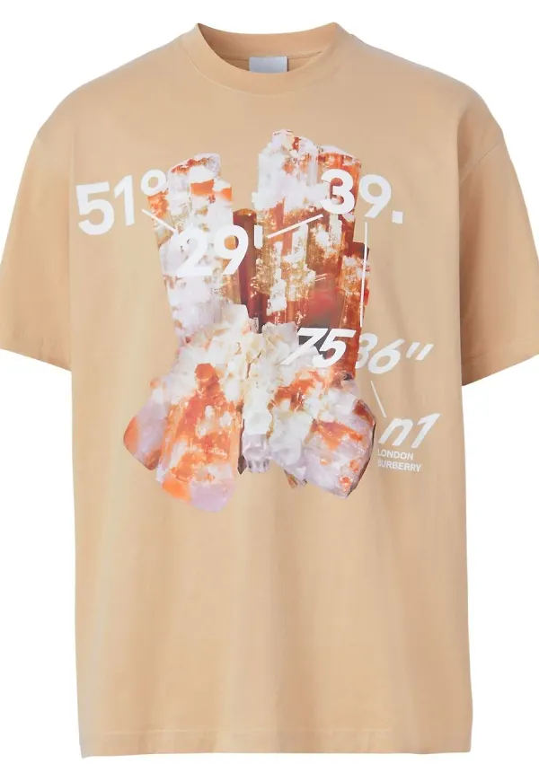Burberry t-shirt med grafiskt tryck - Neutral