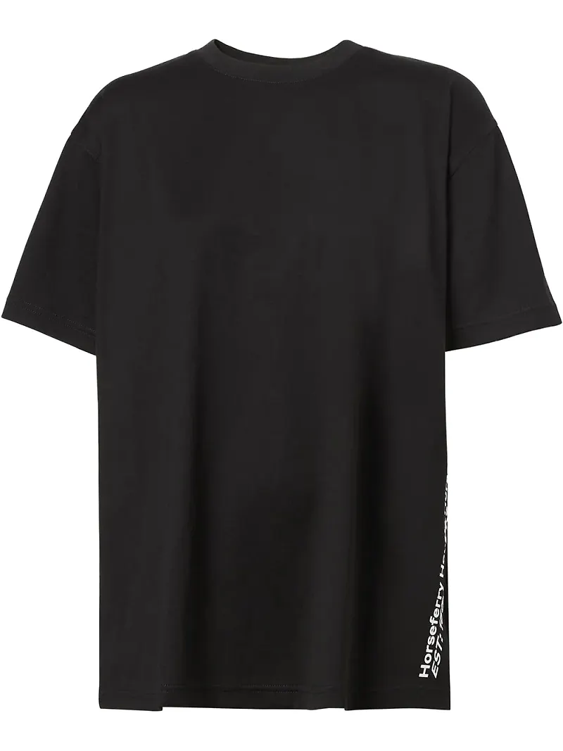 Burberry t-shirt med logotyp - Svart