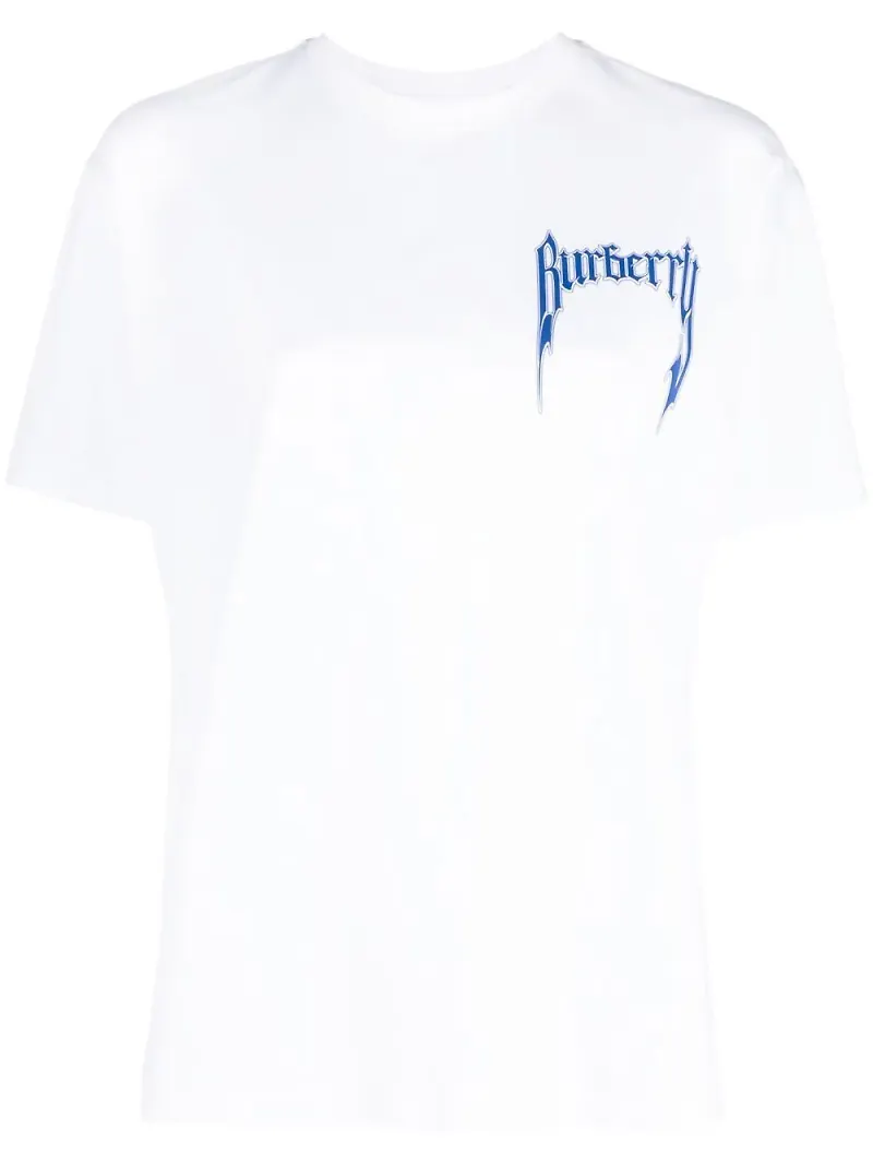 Burberry t-shirt med logotyp - Vit